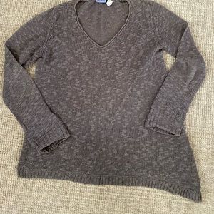 Acrobat cotton asymmetric grey summer sweater